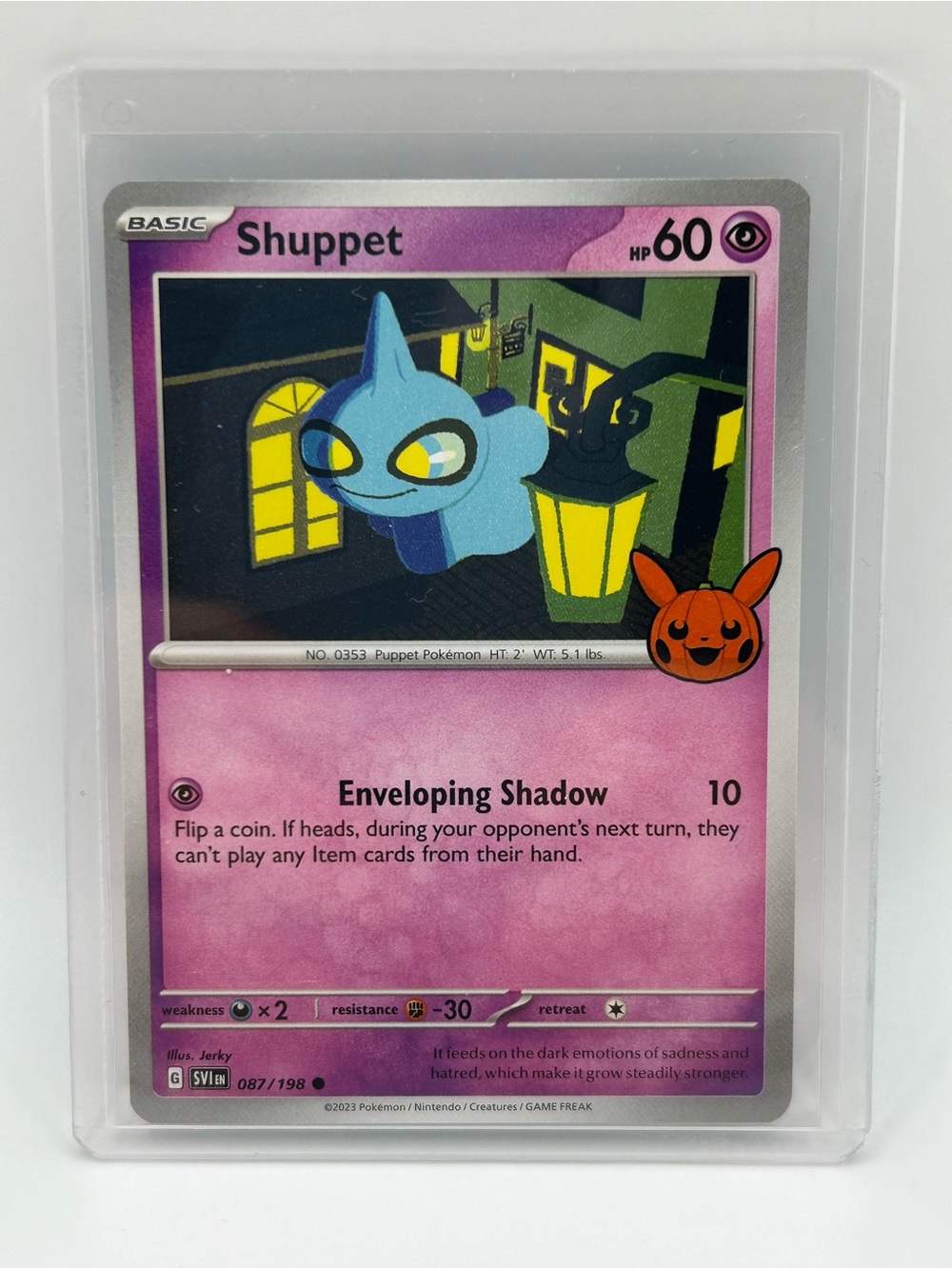 Shuppet Pokémon Card - Trick or Trade 🎃024/196